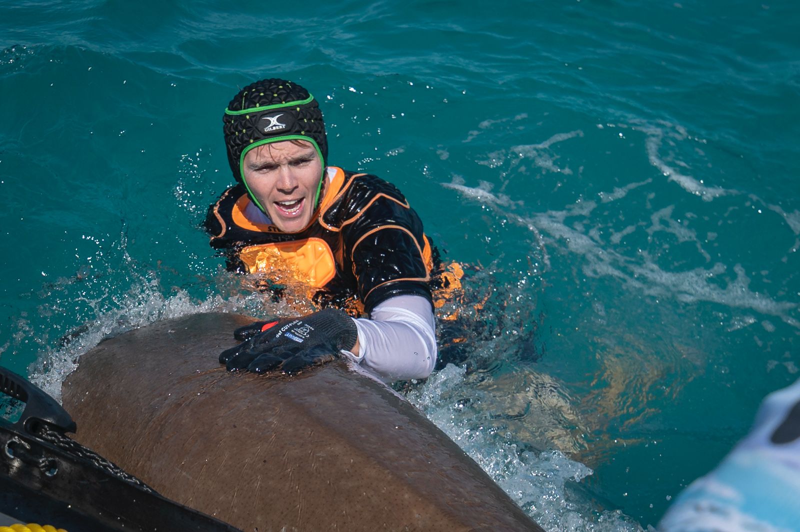 Evan with Dugong