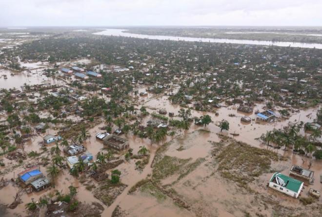 Mozambique Crisis Beira Flooded  