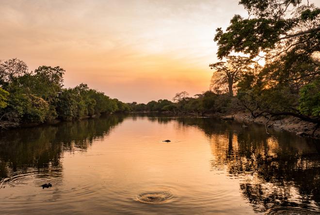 The Dungu River in Garamba National Park