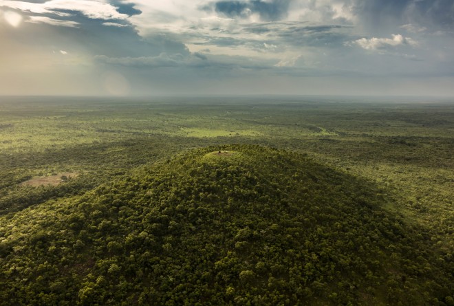 Areal view of Cahinko National Park 