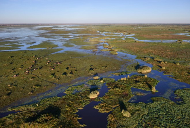 Village near Bangwelu Wetland, Zambia 