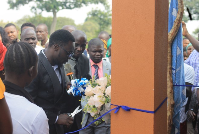Opening of a church outside Garamba 