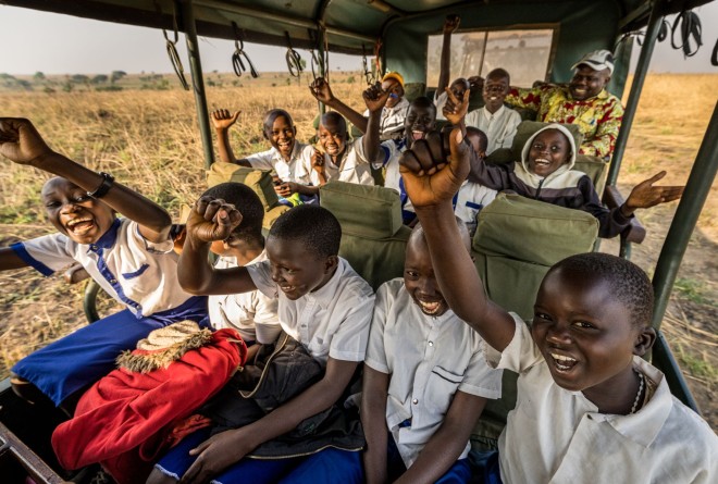 Students on a Safari